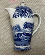 Spode blue Italian Coffee Pot