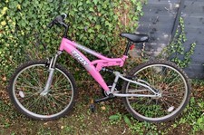 Women's Mountain Bike -  Pink Trax full suspension Bike