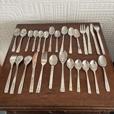 Mixed Collection Of Vintage Stainless Steel Airline Cutlery