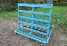 £300+vat Plasterboard Ply Board Glass Mobile Racking Trolley Armorgard LA1500