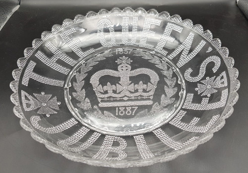Antique queen victoria glass - queen,