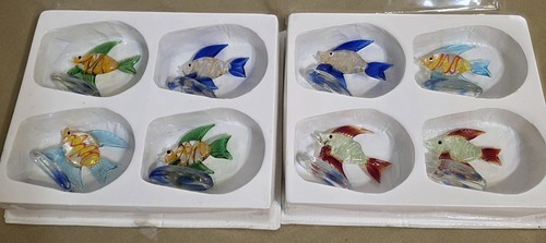 Vintage art glass - 8-vintage, tropical