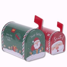Christmas Storage Tins Set of