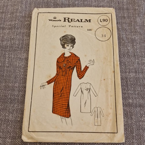 Vintage fitted dress sewing - fitted,