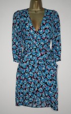 ZARA BLACK BLUE PURPLE FLORAL