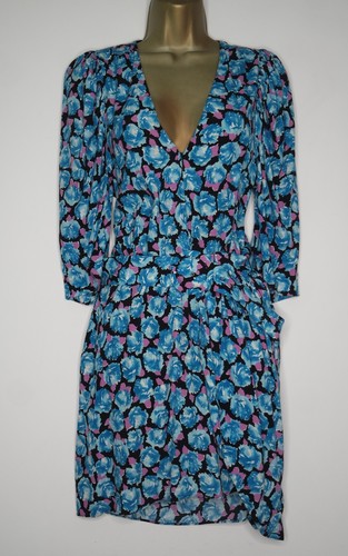 Zara black blue purple - blue, floral