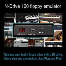 Nalbantov USB Floppy Disk Drive Emulator N-Drive 100 for Roland  KR 15/75/770