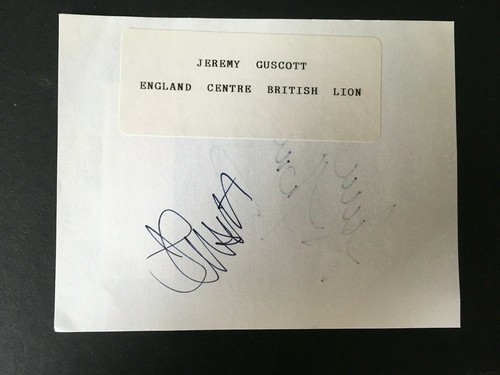 Jeremy guscott arwel - arwel, thomas