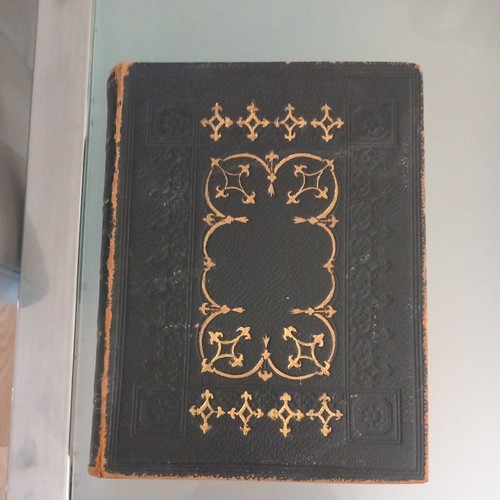 1876 antique large - large, leather