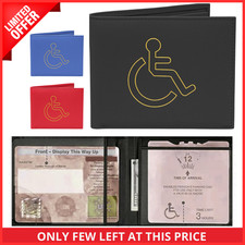 Soft Leather Disabled Blue