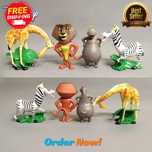 Madagascar cute animal pvc - madagascar,