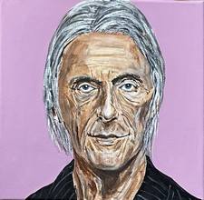 Paul Weller portrait painting