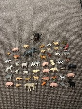Farm Animals Figures Bundle of 28 Various Sizes Farm Animals