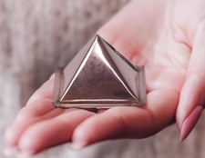 Copper meditation pyramid - meditation,