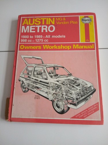 Haynes manual austin metro - austin,