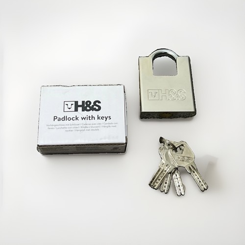 Padlock with keys heavy - padlock,
