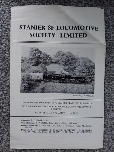 Stanier locomotive society - 8f,