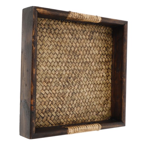 Thai rattan storage tray - storage,