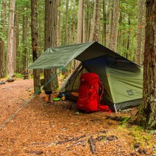 Army Canvas Heavy Duty Cotton Tarpaulin Cover Boat Log Store Roofing Sheet UK