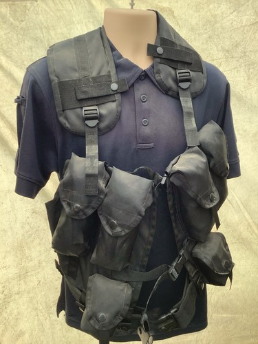 Black assault vest uksf - assault, ,