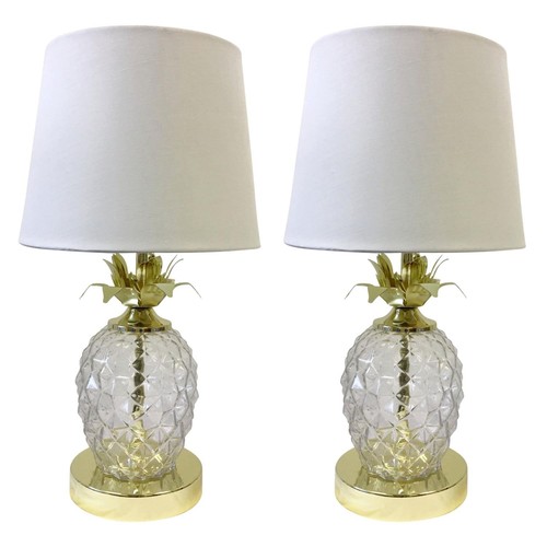 Pair gold touch table light - table,