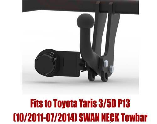 Swan neck tow - swan, for