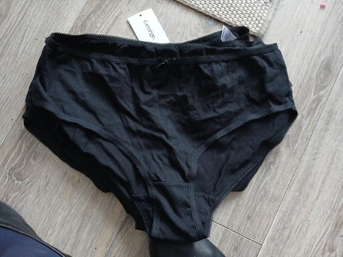 Girls black cotton school