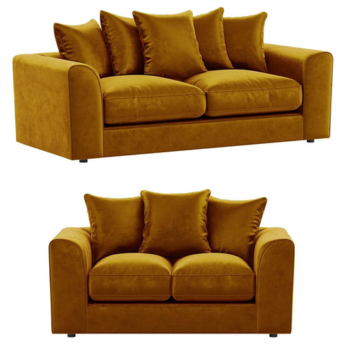 Gold mustard plush velvet - plush,