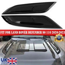 FOR DEFENDER 90 110 L663 2020-24 ENGINE HOOD AIR OUTLET BONNET VENT COVER BLACK