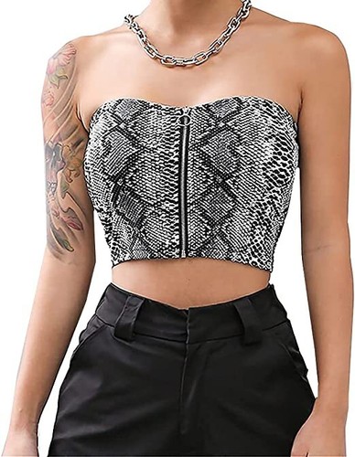 Ladies snake print - snake, boob