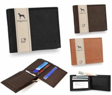Mens Designer Wallet Leather Wallets Genuine RFID Protection ID Protected Notes