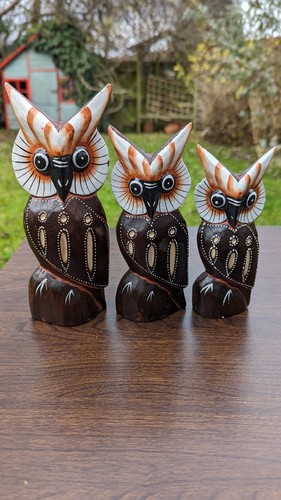 Set cute owls figure - 3,