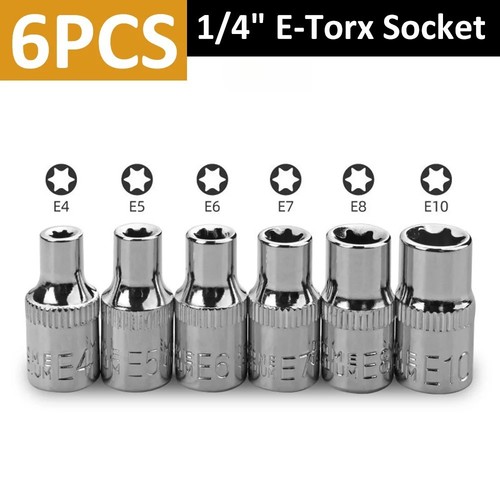 6pc torx socket set 4 - torx,