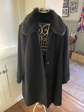 Evans Smart Black Winter Coat Plus Size 20