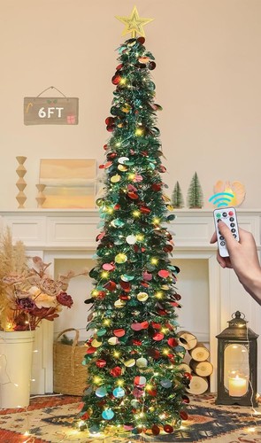 Hmasyo 6ft pop up tinsel - pop,