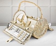 2 person wicker picnic basket