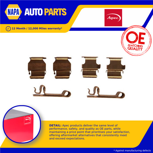 Brake pad fitting - pad, fits