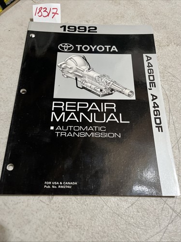 1992 toyota a46de a46df - 1992,