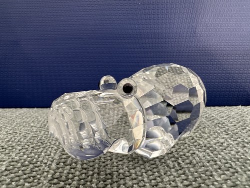 Swarovski crystal hippo - swarovski,