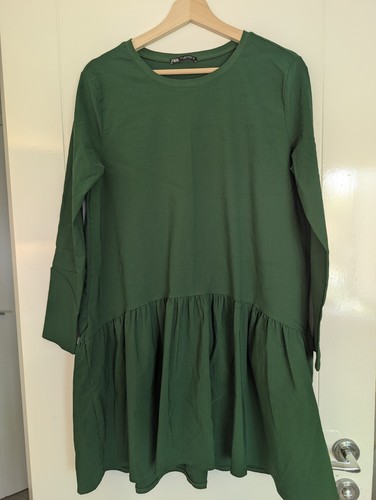Zara dark green - dark, dress