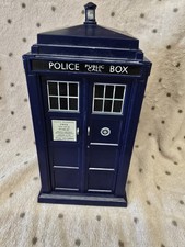 BBC TM 1963 Dr Who Tardis Police Phone Box with Lights and Sounds Working, 23cm