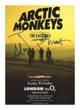 ARCTIC MONKEYS ENTIRE GROUP AUTOGRAPHED SIGNED A4 POSTER PHOTO PRINT