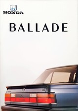 Honda Ballade Brochure 1988