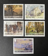 ISLE OF MAN 2012 MNH PAINTINGS BY WILLIAM HOGGATT SET