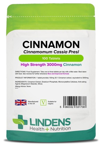 Lindens cinnamon 3000mg 100 - 3000mg,