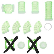 Hamsters Tube 8pcs Pipe DIY Connection Tunnel External Tube Set (SEE PICTURES)