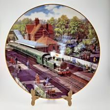 Steam Train Plate The Bluebell Line By Peter Green All Aboard By Davenport
