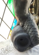 Stone Mermaid Fountain Koi