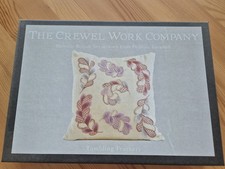 The Crewel Work Company Tumbling Feathers Cushion Cover Embroidery Kit