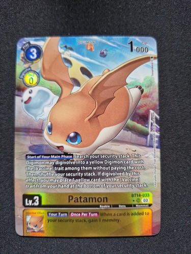 Digimon patamon bt14 033 - digimon, sr